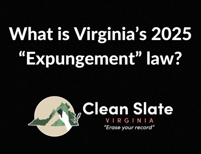 what is Virginia's 2025 expungement law?