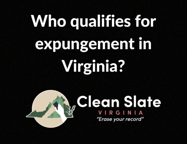 who qualifies for expungement in VIrginia